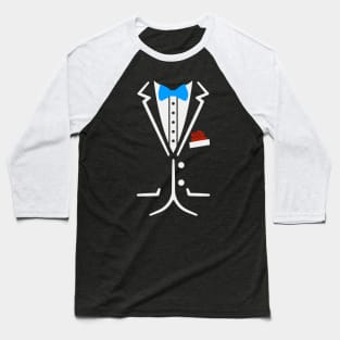 Fake Tuxedo Funny Lazy Wedding Fake Suit Baseball T-Shirt